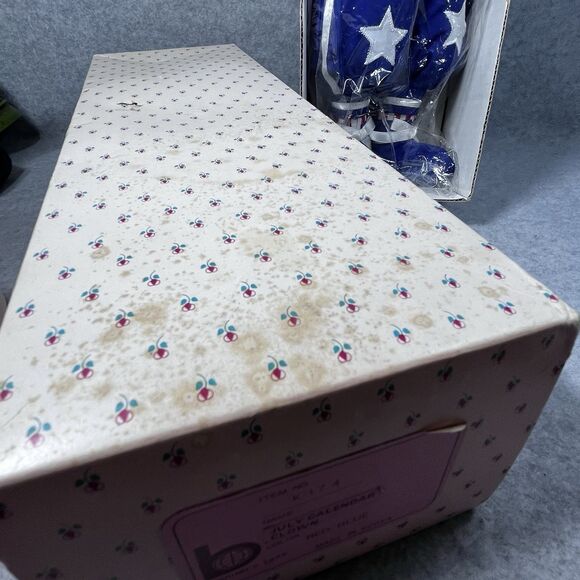 Vintage Brinns 1988 July Calendar Clown‎ Doll Cloth COA Uncle Sam Collectible - Picture 13 of 16